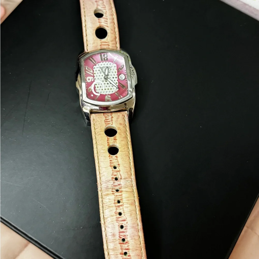 Invicta Lupah Collection Watch – Model 2396 (Pink Dial, Leather Strap) - Picture 4 of 11